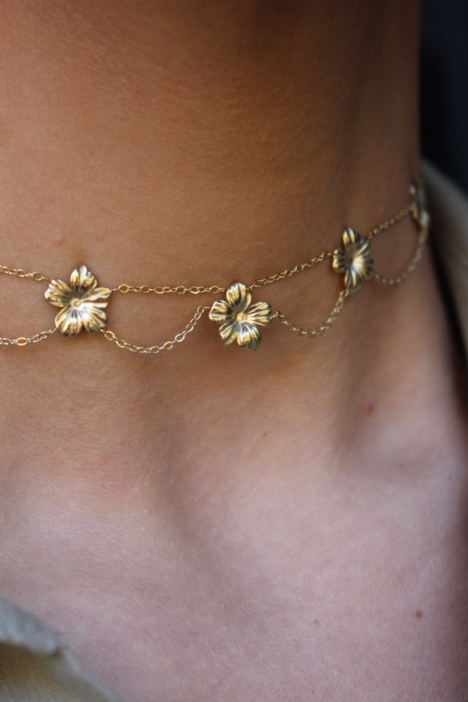 Choker Tiny Flower