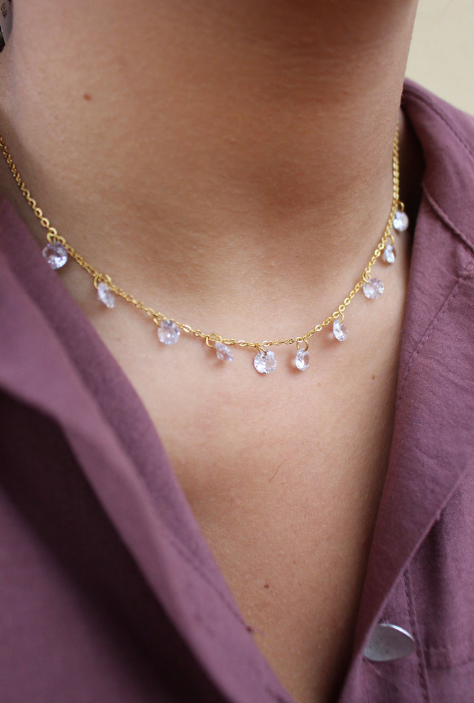 Crystal Annie Necklace